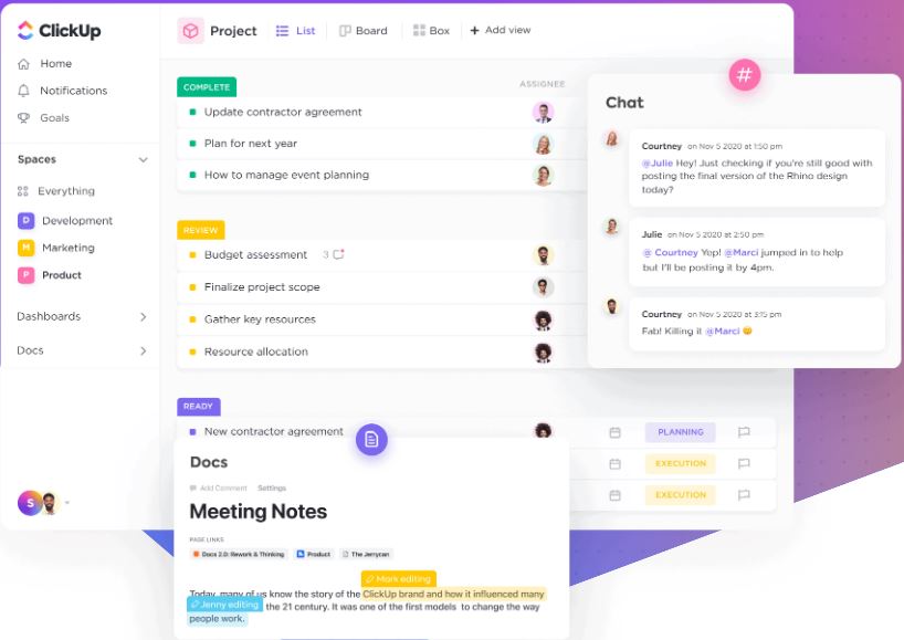 scrum software ClickUp