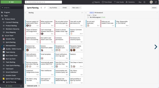 scrum software apptio