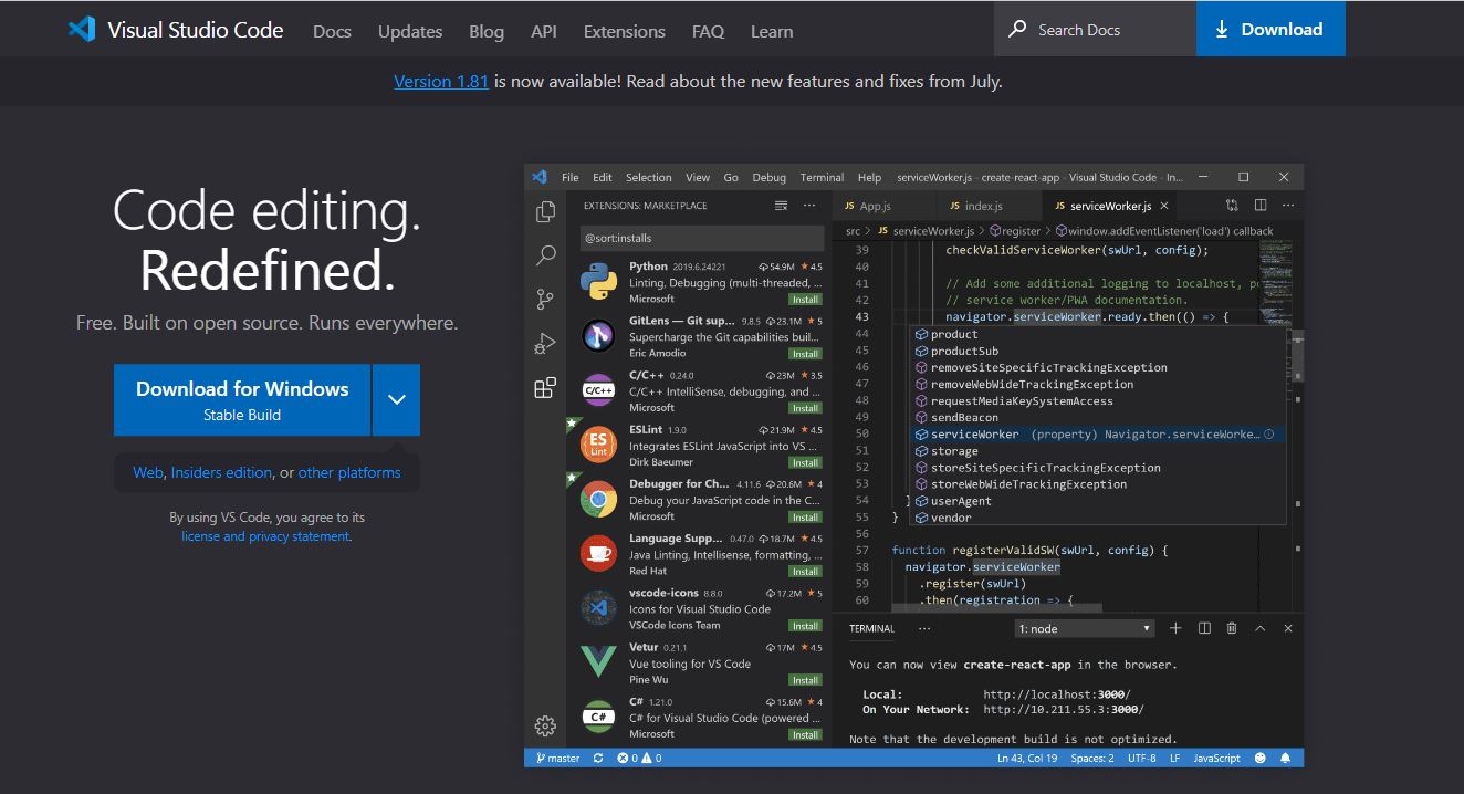 Microsoft Visual Studio Code