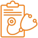 healthcare supply chain icon
