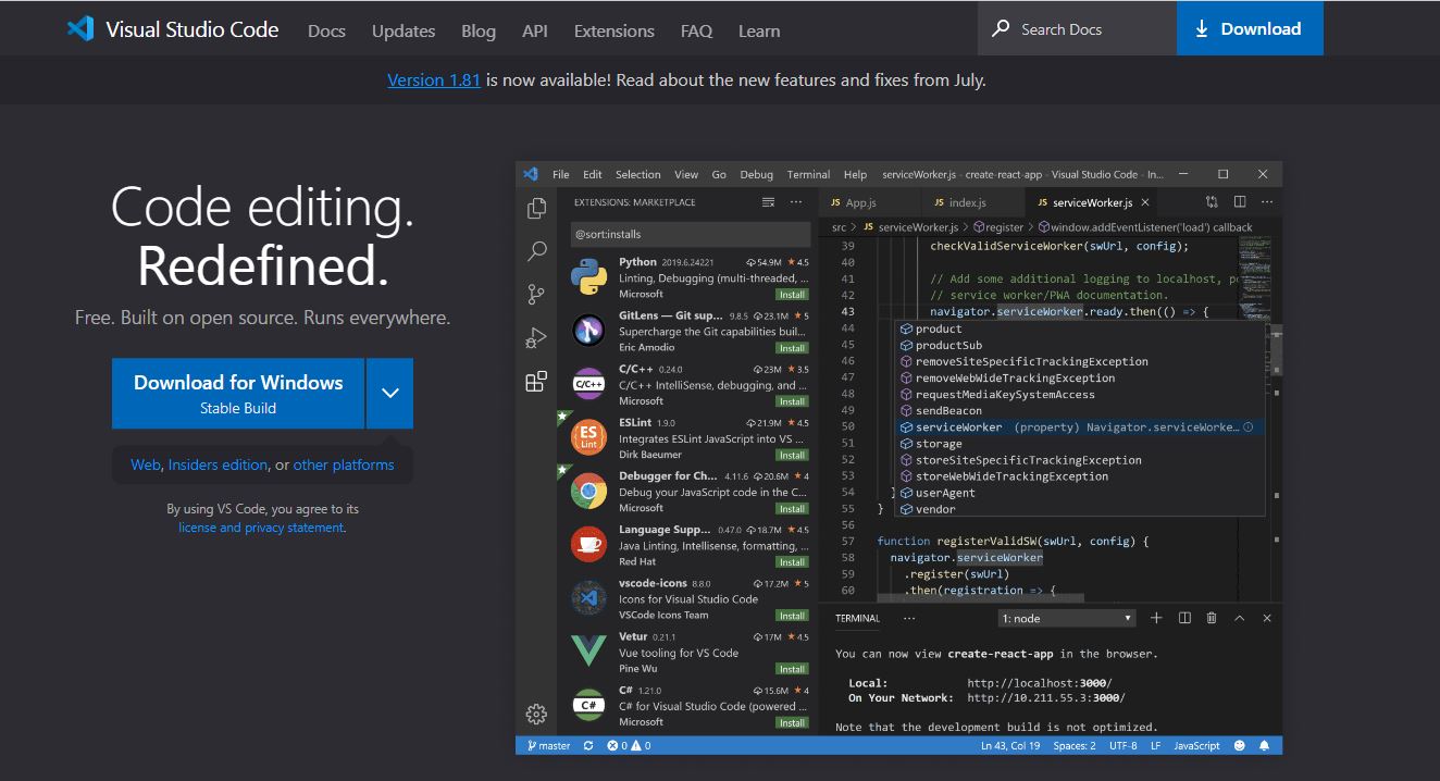 Microsoft Visual Studio Code