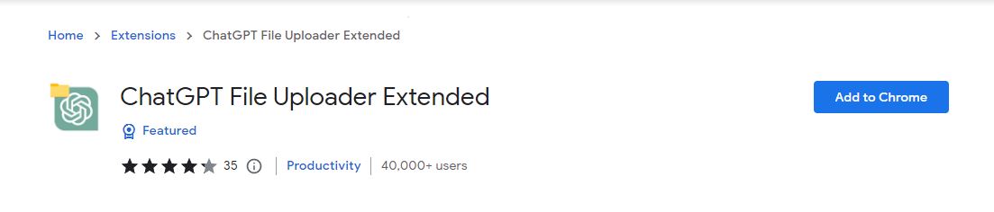 ChatGPT File Uploader Extended