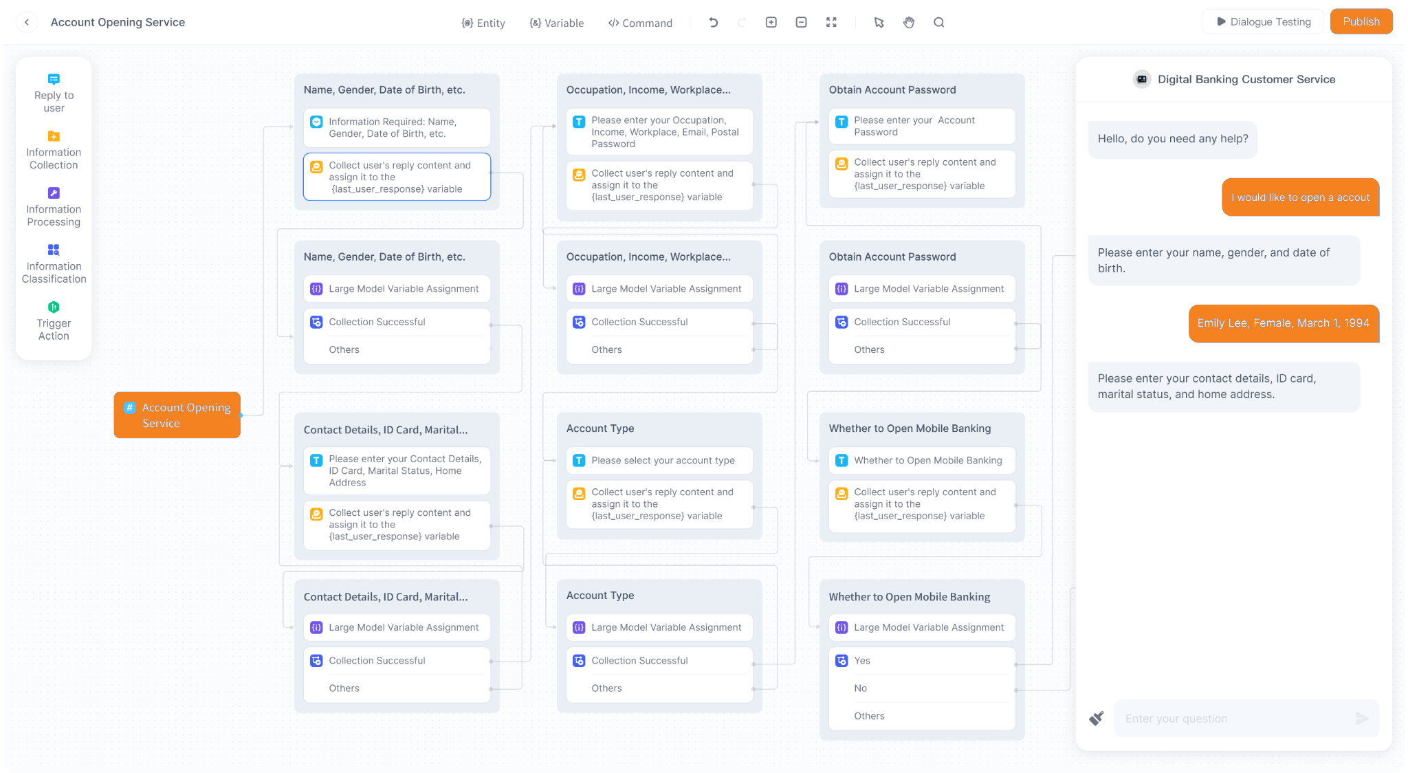 ai agent studio dashboard management