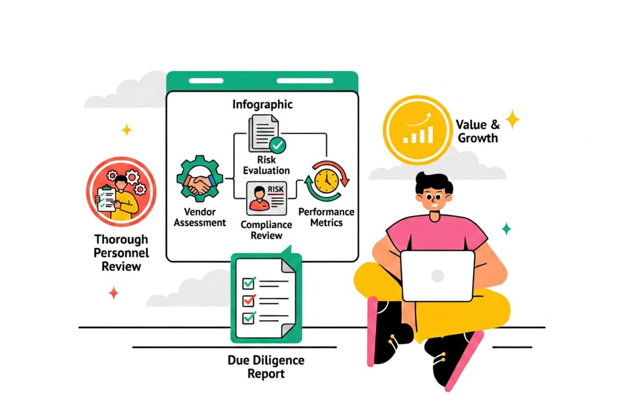 Outsourcing Vendor Due Diligence Explained: How to Evaluate Security, Delivery Capability, Compliance, Financial Stability, and Contract Risk 2 outsourcing vendor due diligence explained