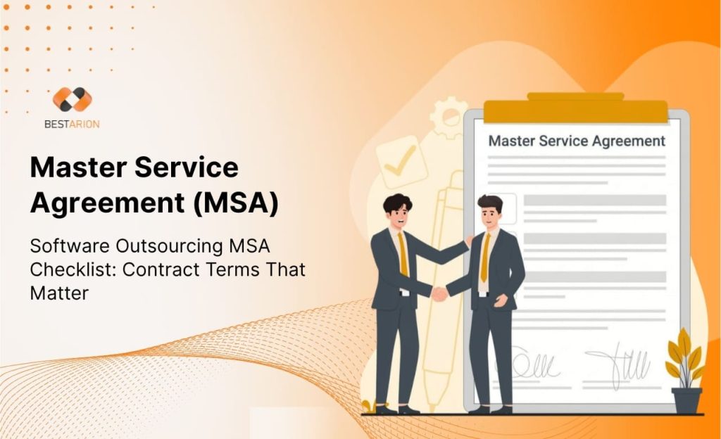 Software Outsourcing MSA Checklist: Scope, IP, Payment, Liability, and Termination Clauses 3 master service agreement