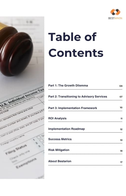 Scaling Your Tax Advisory Practice: Reduce Costs & Improve Efficiency 2 ebook-feb-2025-table-of-content