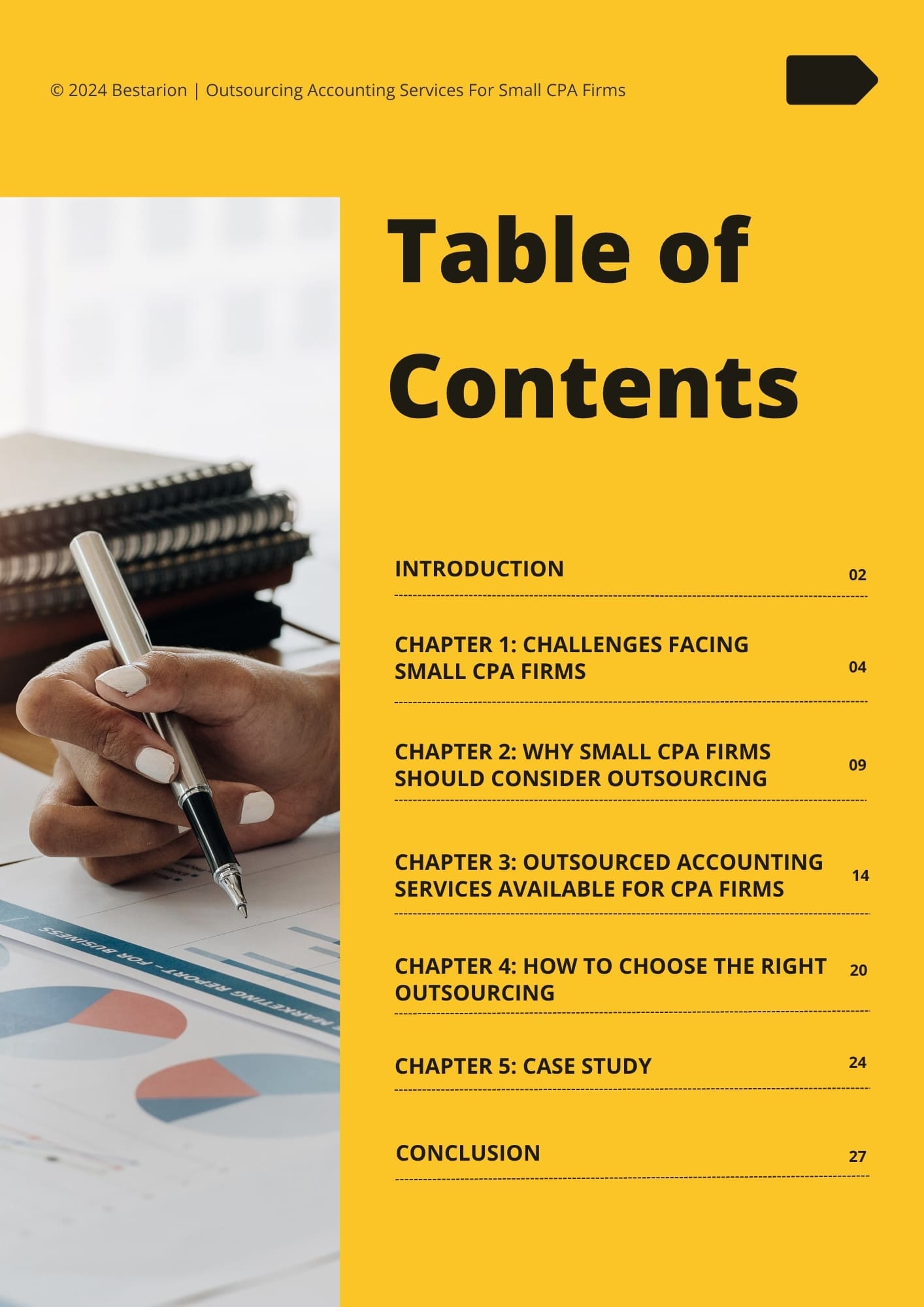 Outsourcing Accounting Services for Small CPA Firms: A Practical Guide 2025 2 ebook-jan-2025-table-of-content